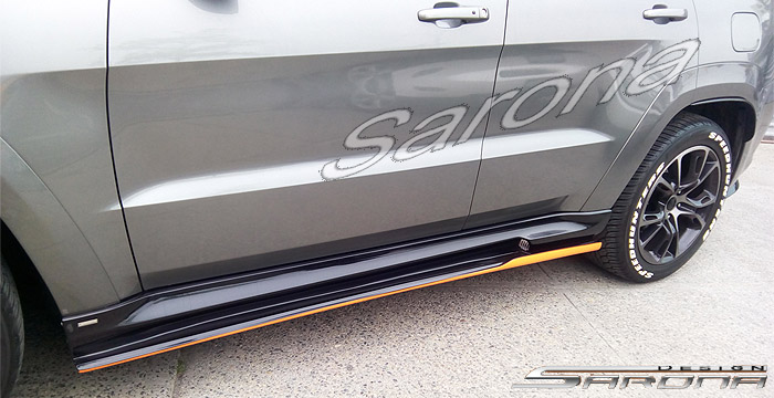 Custom Jeep Grand Cherokee  SUV/SAV/Crossover Side Skirts (2011 - 2021) - $750.00 (Part #JP-005-SS)